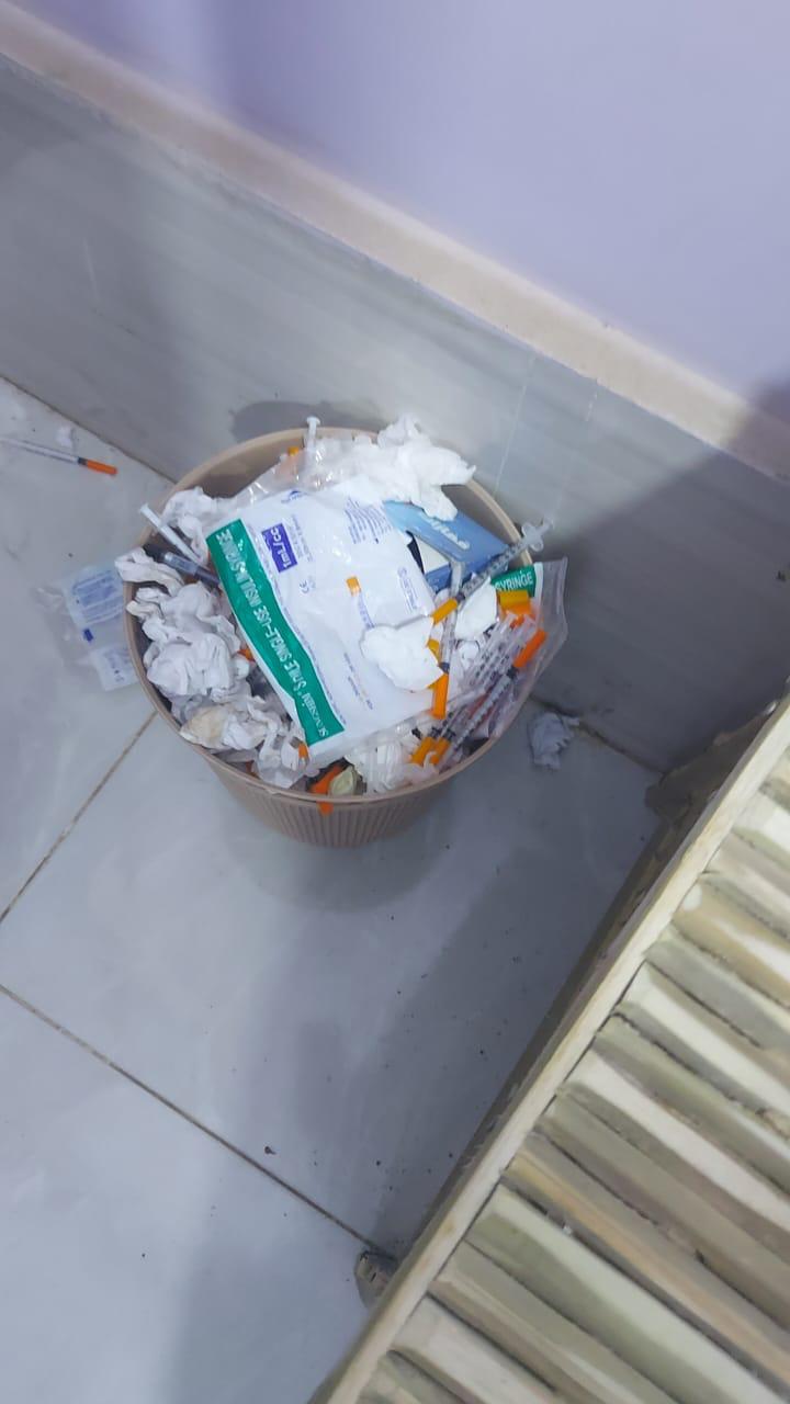 جانب من المضبوطات 