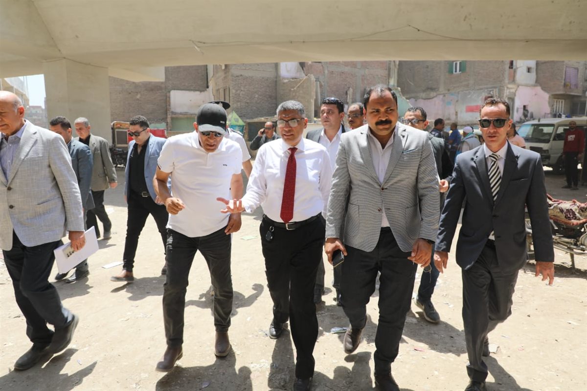 محافظ الجيزة يتفقد أعمال التطوير بمحيط مستشفى بولاق الدكرور