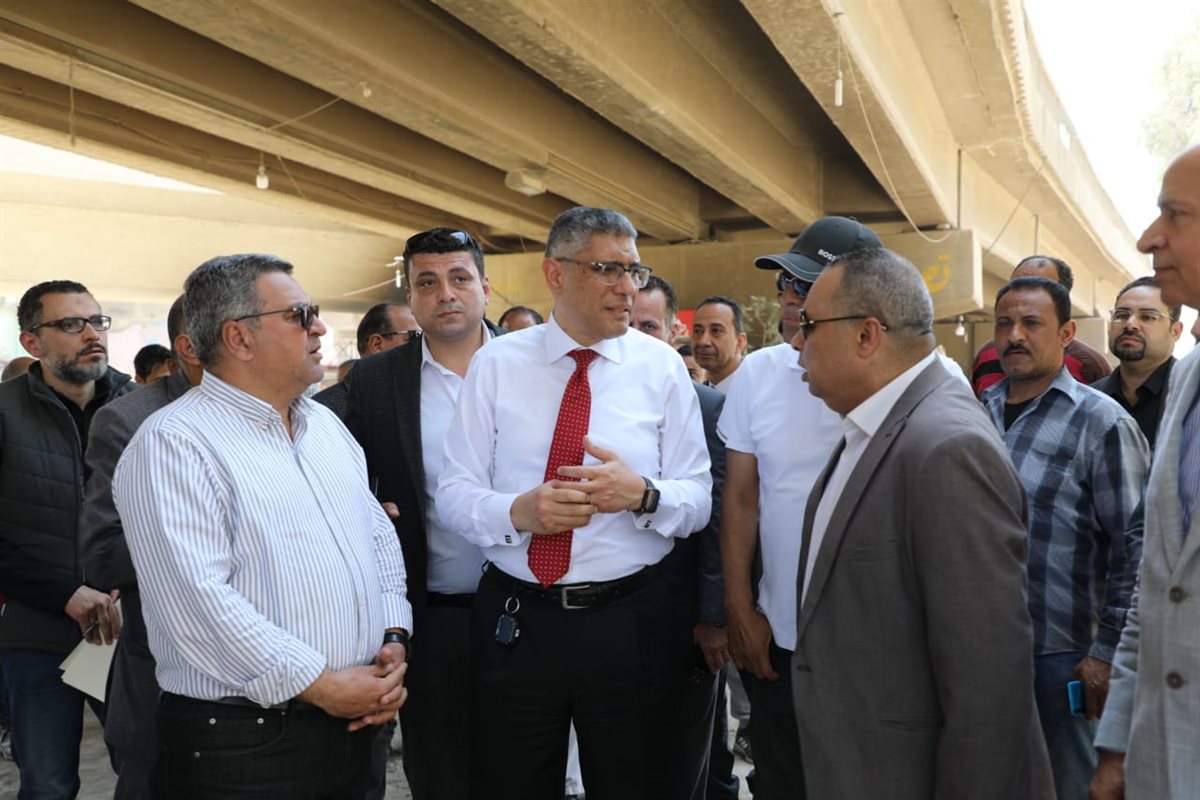 محافظ الجيزة يتفقد أعمال التطوير بمحيط مستشفى بولاق الدكرور