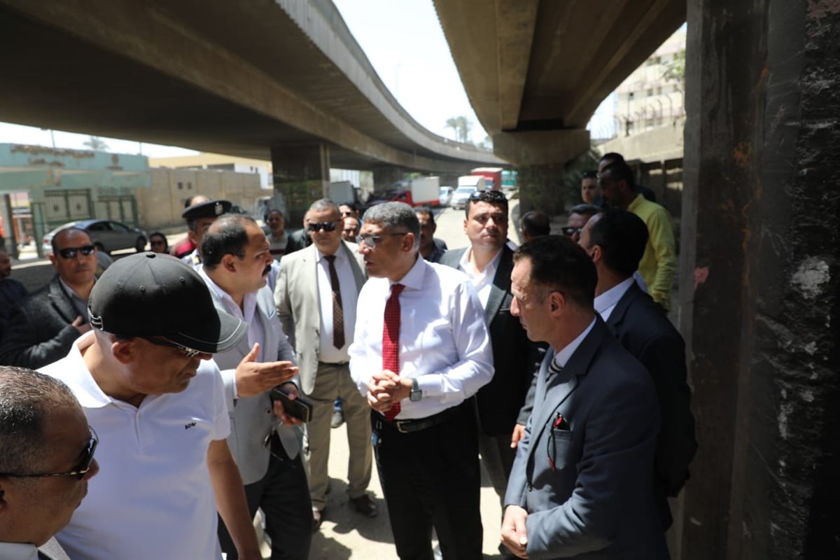 محافظ الجيزة يتفقد أعمال التطوير بمحيط مستشفى بولاق الدكرور