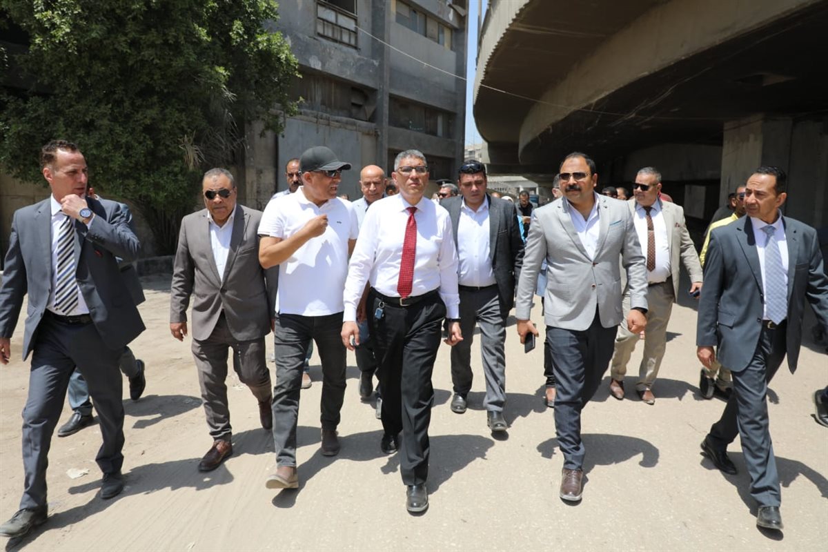 محافظ الجيزة يتفقد أعمال التطوير بمحيط مستشفى بولاق الدكرور
