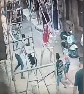 جانب من الفيديو المتداول