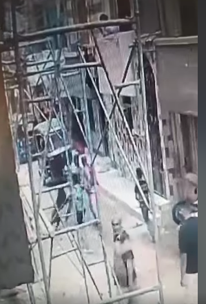 جانب من الفيديو المتداول