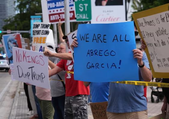 جانب من المظاهرات في أمريكا