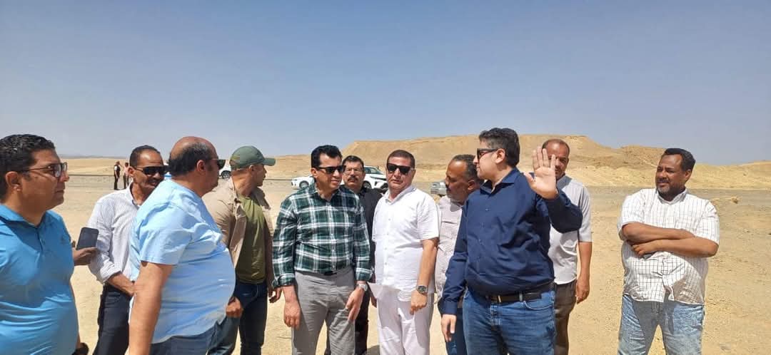 زيارة وزير الشباب والرياضة لمرسى علم