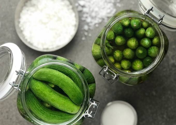 طريقة عمل مخلل الخيار الفلسطيني