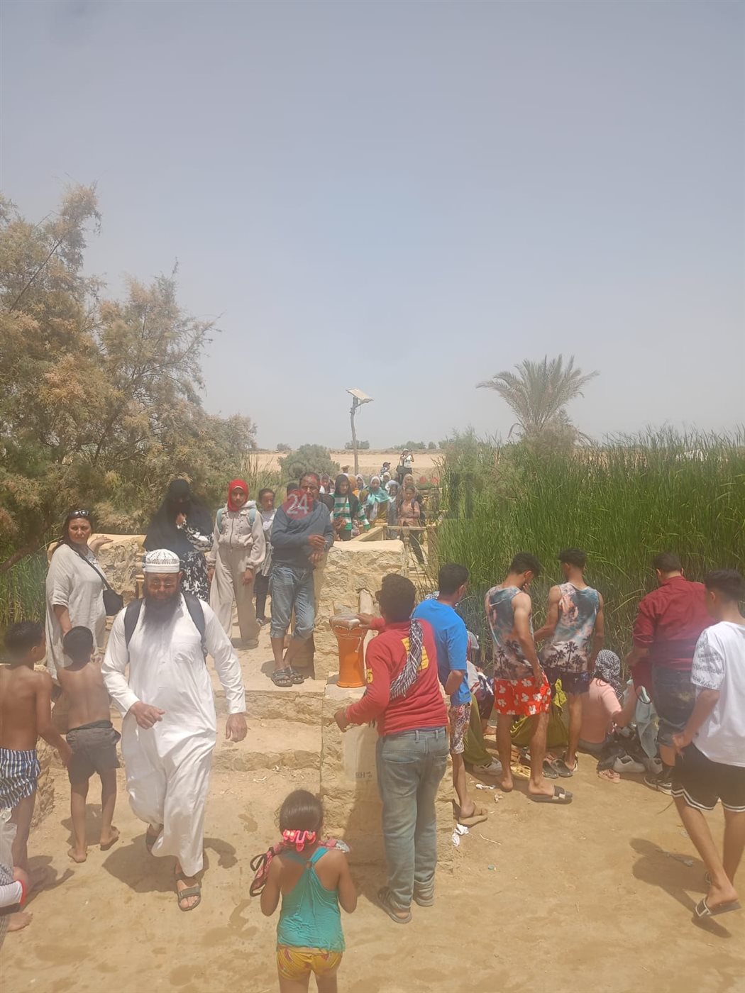 إقبال ضعيف على شلالات وادي الريان والمناطق السياحيه بالفيوم