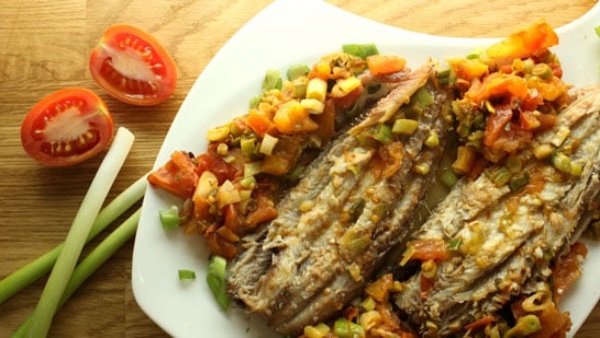 طريقة عمل الرنجة بالفلفل الأحمر