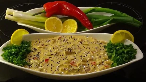 طريقة عمل الرنجة بالطحينة خطوة بخطوة