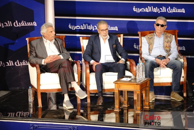 محمود حميدة في مؤتمر مستقبل الدراما في مصر بـ ماسبيرو
