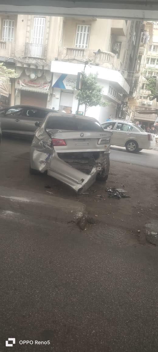 أحمد بلال يتعرض لحادث سير