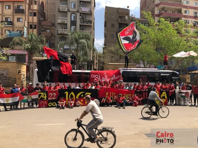 ترحال الأهلي في المنوفية قبل السفر لمؤازرة الفريق أمام صنداونز