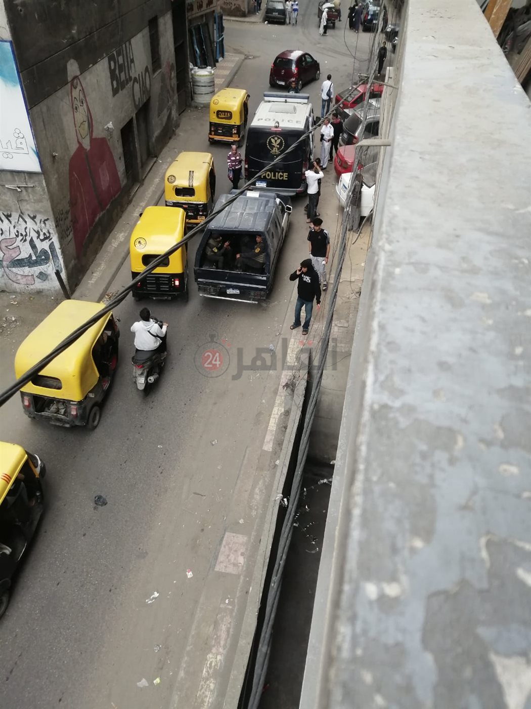 مكان الحريق