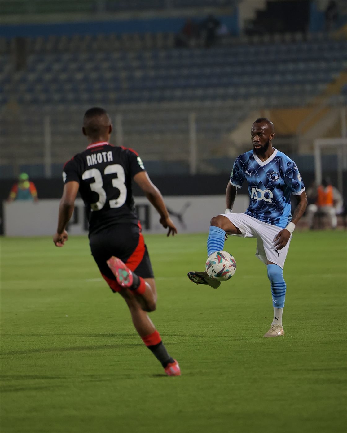 مباراة بيراميدز وأورلاندو بايرتس في نصف نهائي دوري الأبطال