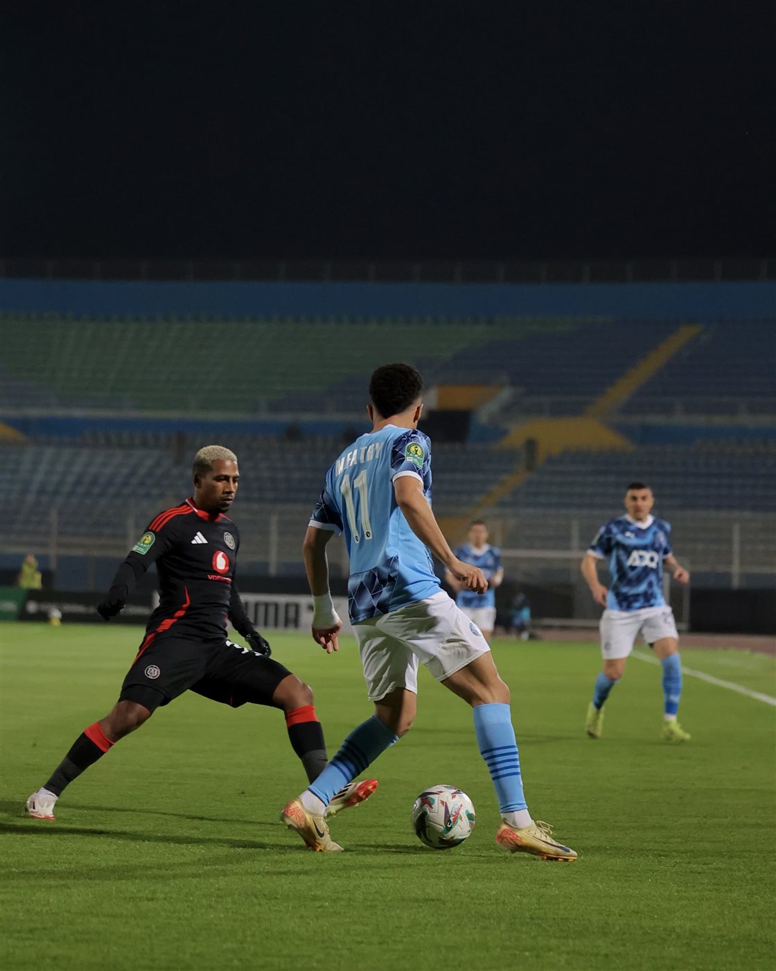 مباراة بيراميدز وأورلاندو بايرتس في نصف نهائي دوري الأبطال