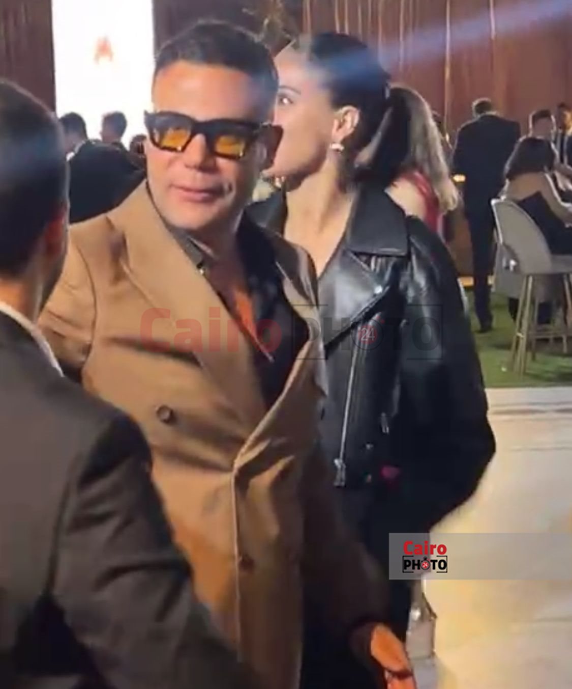 محمد إمام في حفل زفاف ابنة عمه عصام إمام 