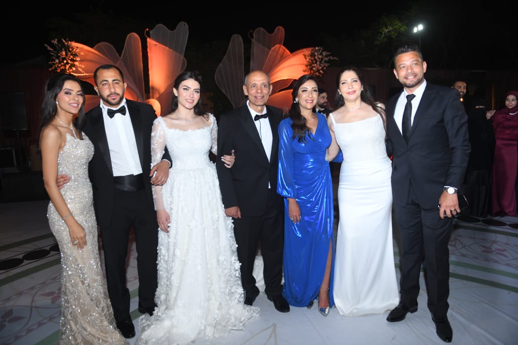 كل النجوم الفن في حفل زفاف نور إمام ابنه شقيق عادل إمام 
