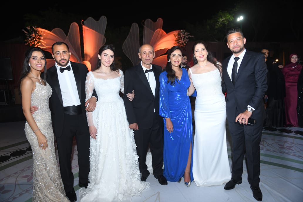 كل النجوم الفن في حفل زفاف نور إمام ابنه شقيق عادل إمام 