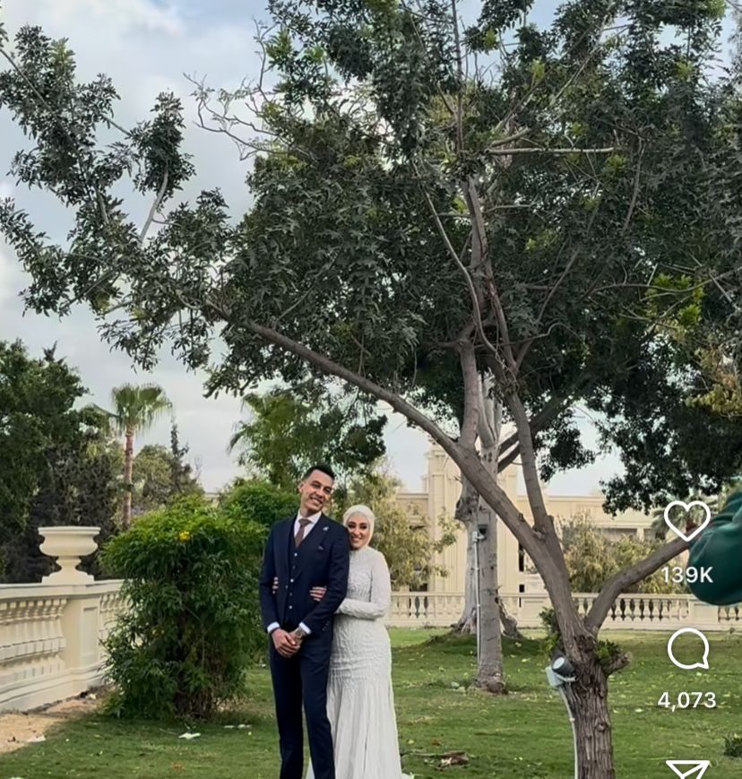 فيديو عروسين يتصدر التريند 