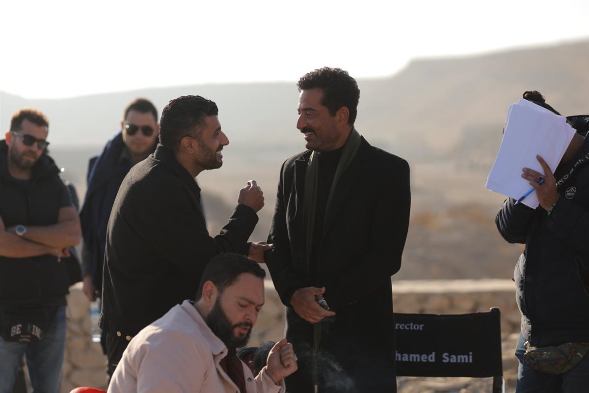 عمرو سعد والمخرج محمد سامي