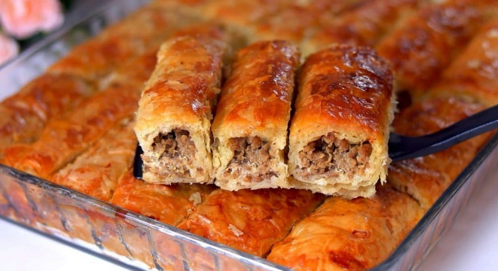 طريقة عمل الجلاش باللحمة المفرومة صوابع