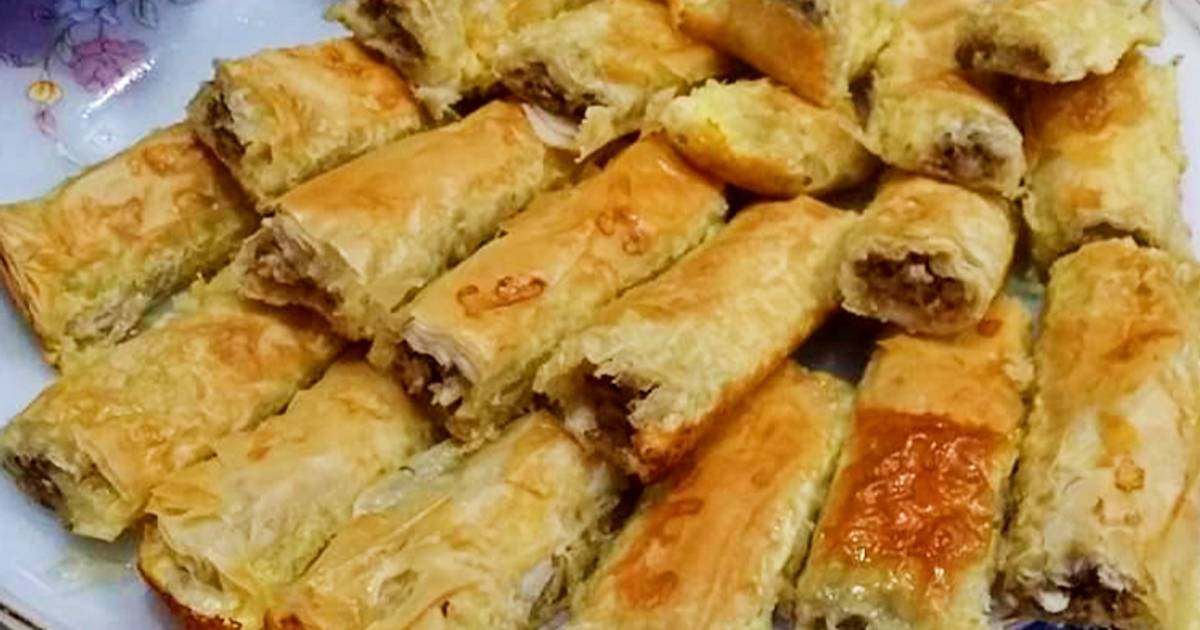 طريقة عمل الجلاش باللحمة المفرومة صوابع