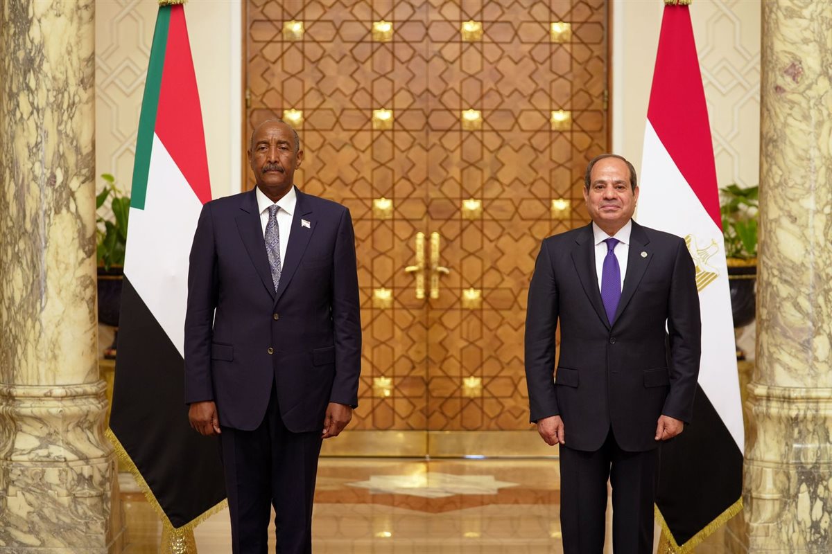 الرئيس السيسي والفريق أول ركن عبد الفتاح البرهان 