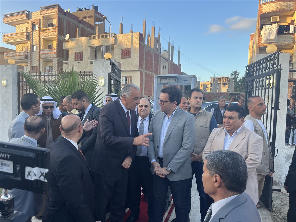 هنو يفتتح بيت ثقافة المساعيد في العريش 