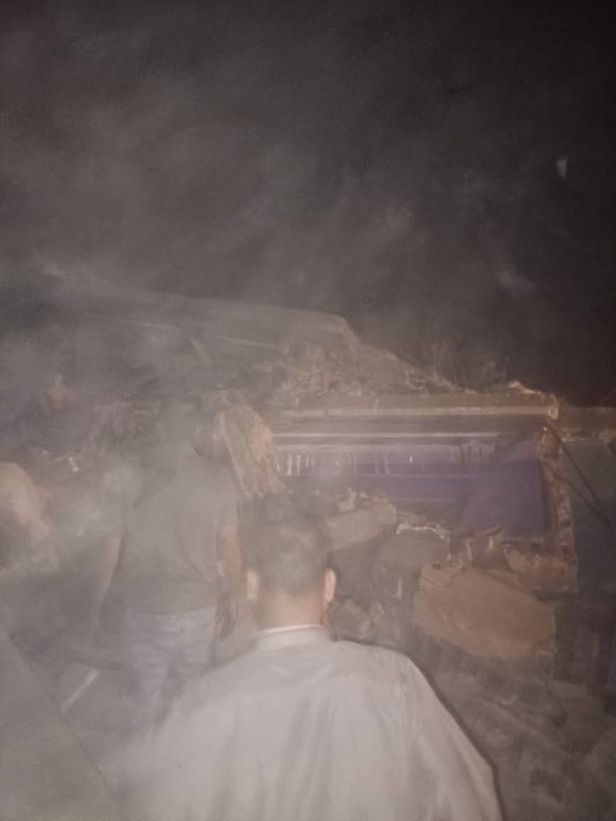 انهيار عقار في اسيوط