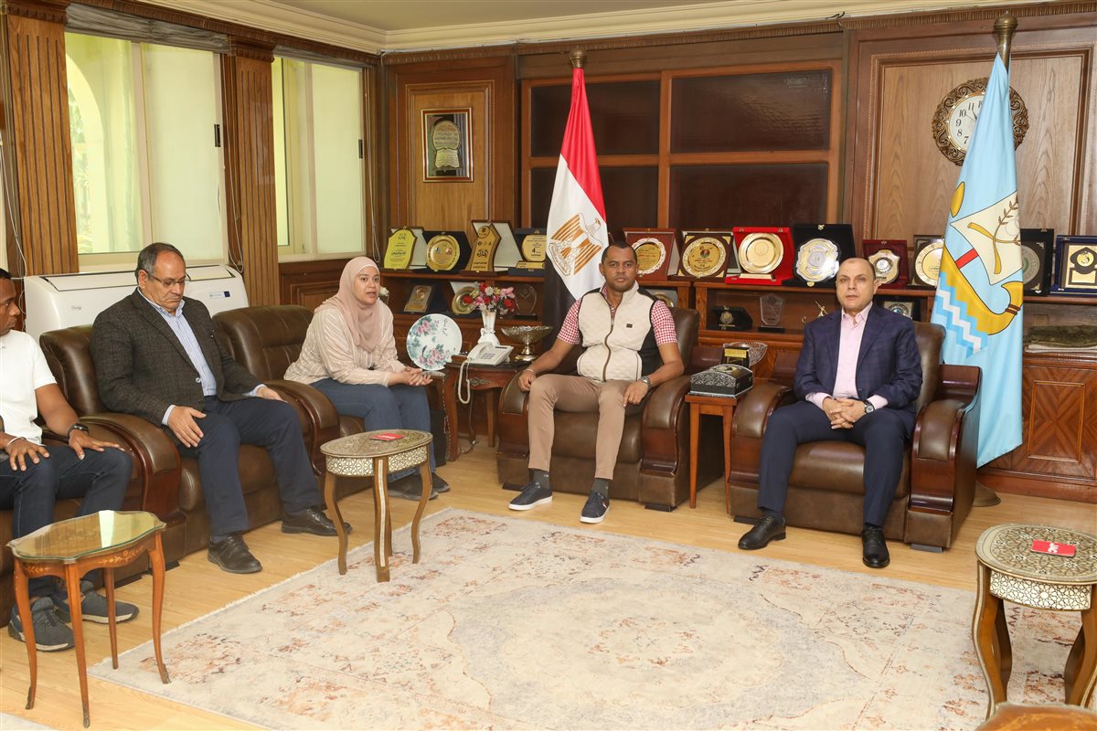 محافظ كفر الشيخ يستقبل وزير زراعة مدغشقر 