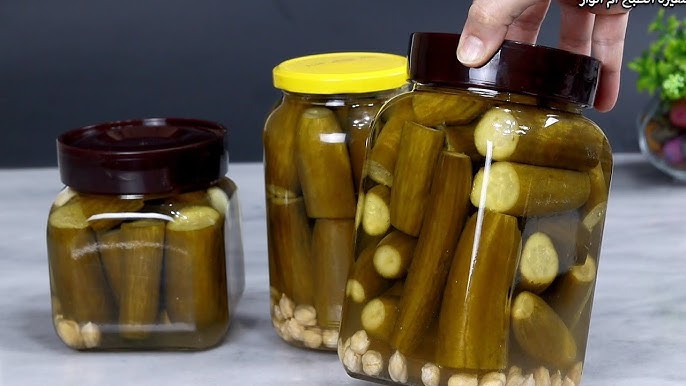 طريقة عمل مخلل الخيار شام الأصيل