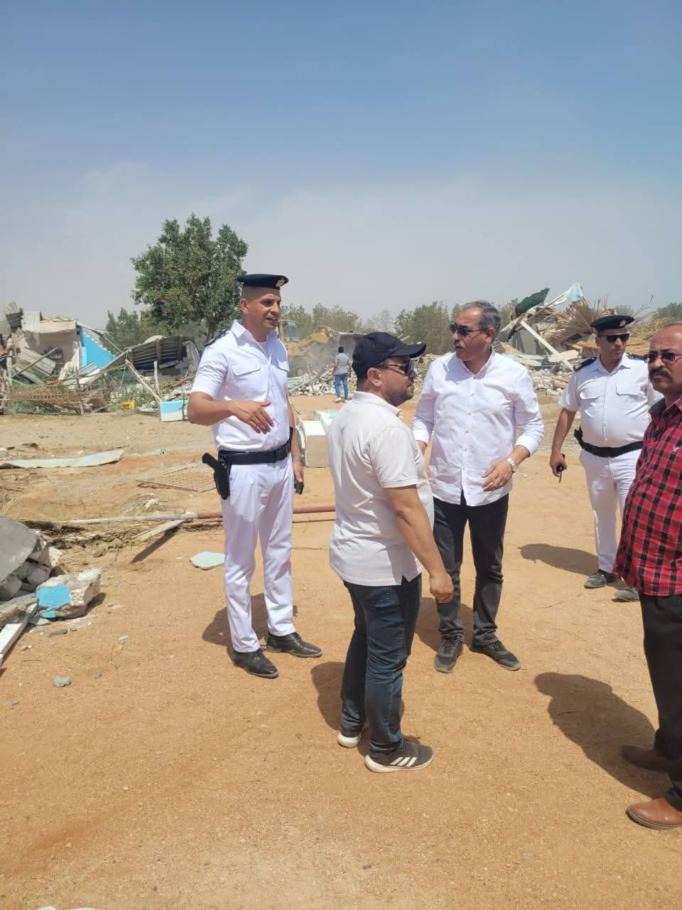 حملة لإزالة التعديات بالغردقة 