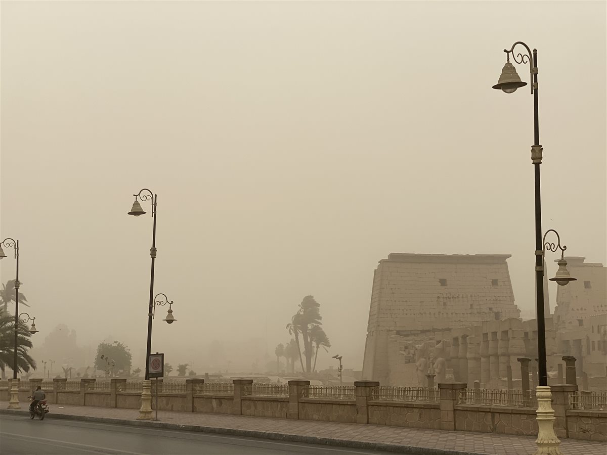 ايقاف حركة الملاحة النهرية بنيل الأقصر