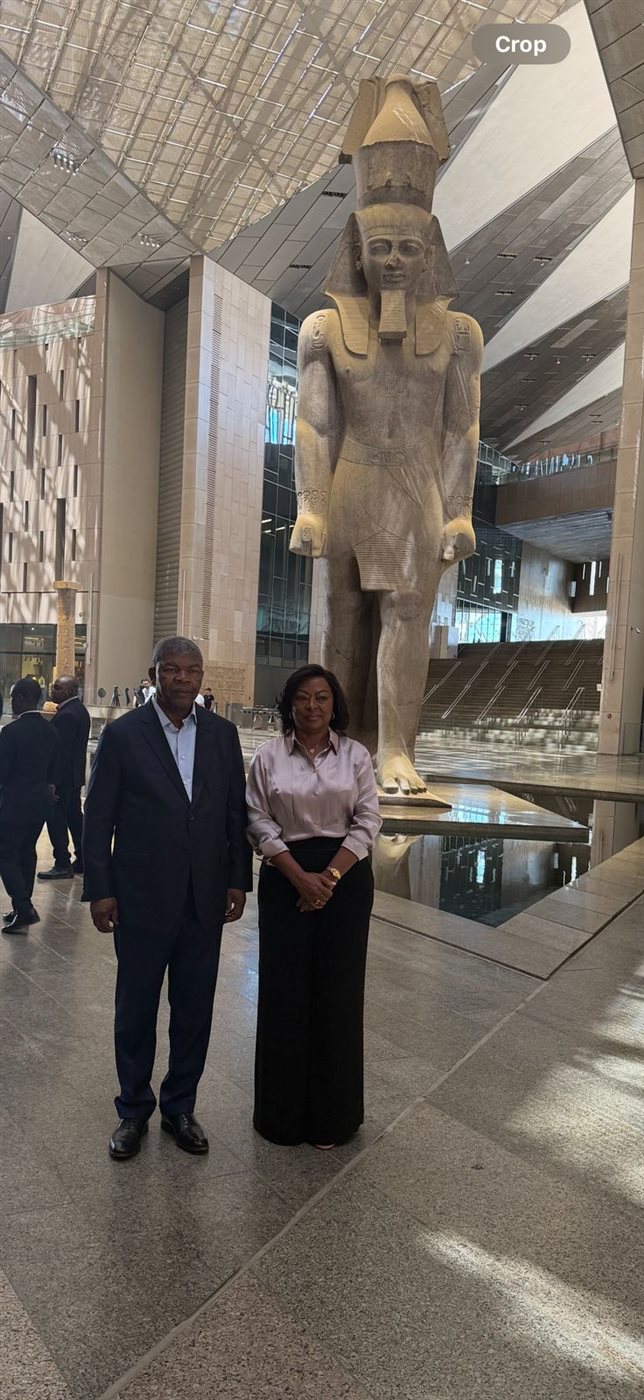 المتحف المصري الكبير يستقبل رئيس جمهورية أنجولا
