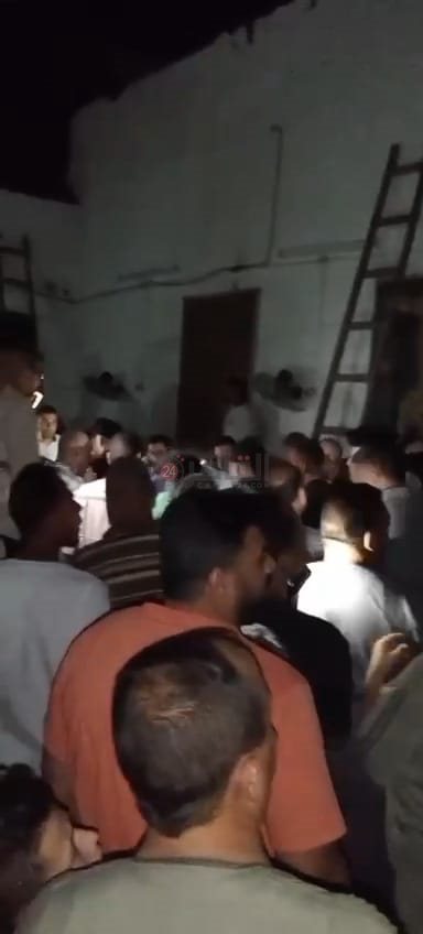 مدير أمن قنا يتفقد موقع حريق كنيسة قفط