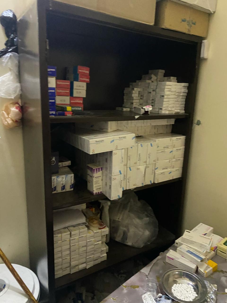 جانب من المضبوطات 