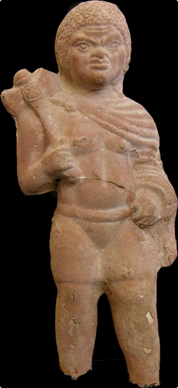 تمثال صغير من التراكوتا 