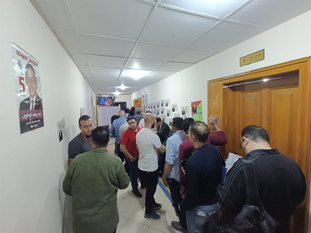 بدء العملية الإنتخابية وفتح باب التصويت بانتخابات نقابة الصحفيين