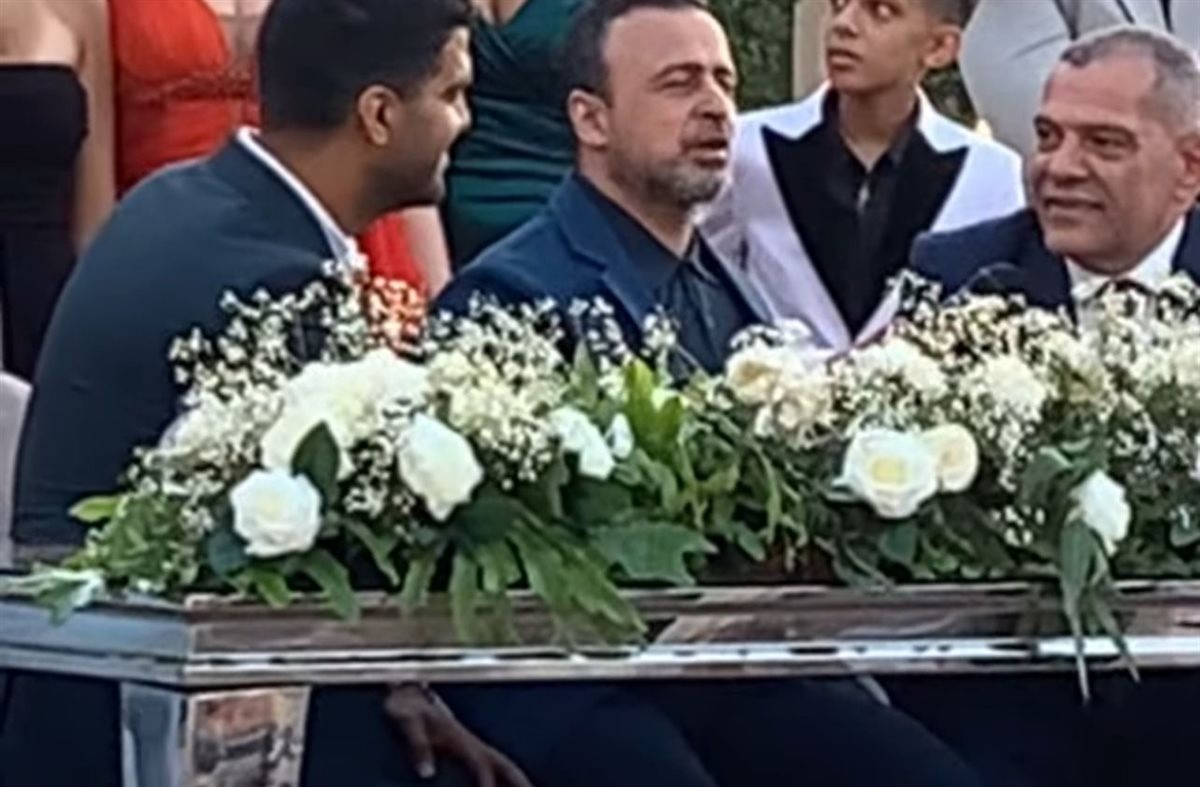 أمل رزق تحتفل بعقد قران ابنتها هيا بحضور الداعية مصطفى حسني