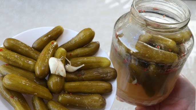 طريقة عمل مخلل الخيار بدون خل