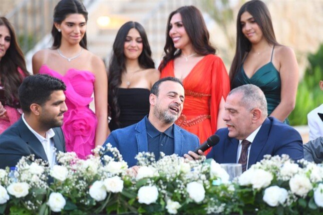 مصطفى حسني بعقد قران نجلة أمل رزق