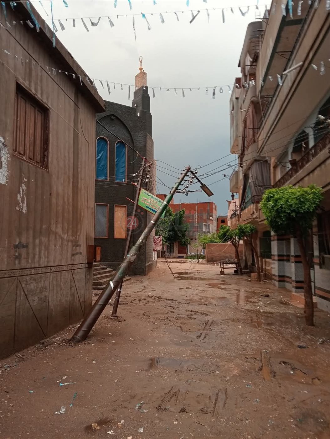 سقوط عمودين 