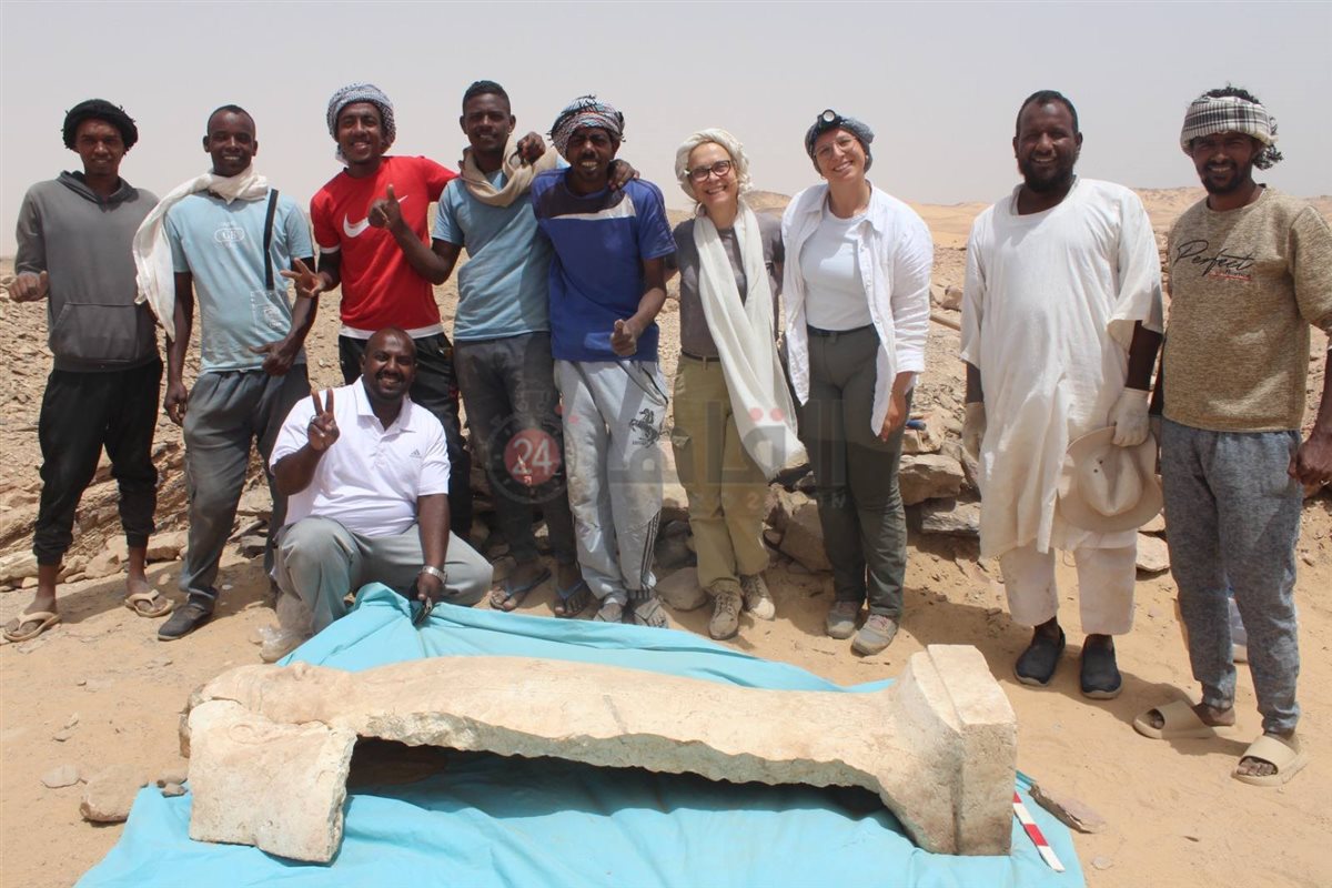 أعمال البعثة الإيطالية بغرب أسوان (3)