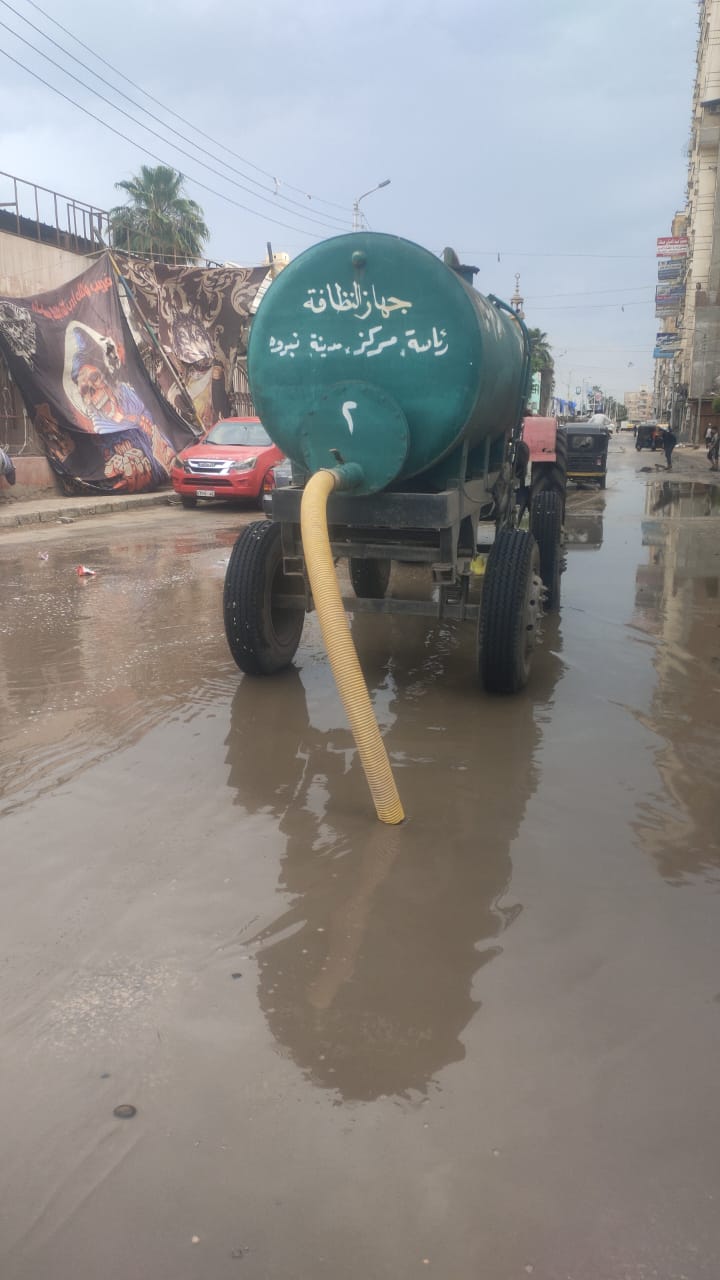 سقوط أمطار بعدد من مراكز الدقهلية