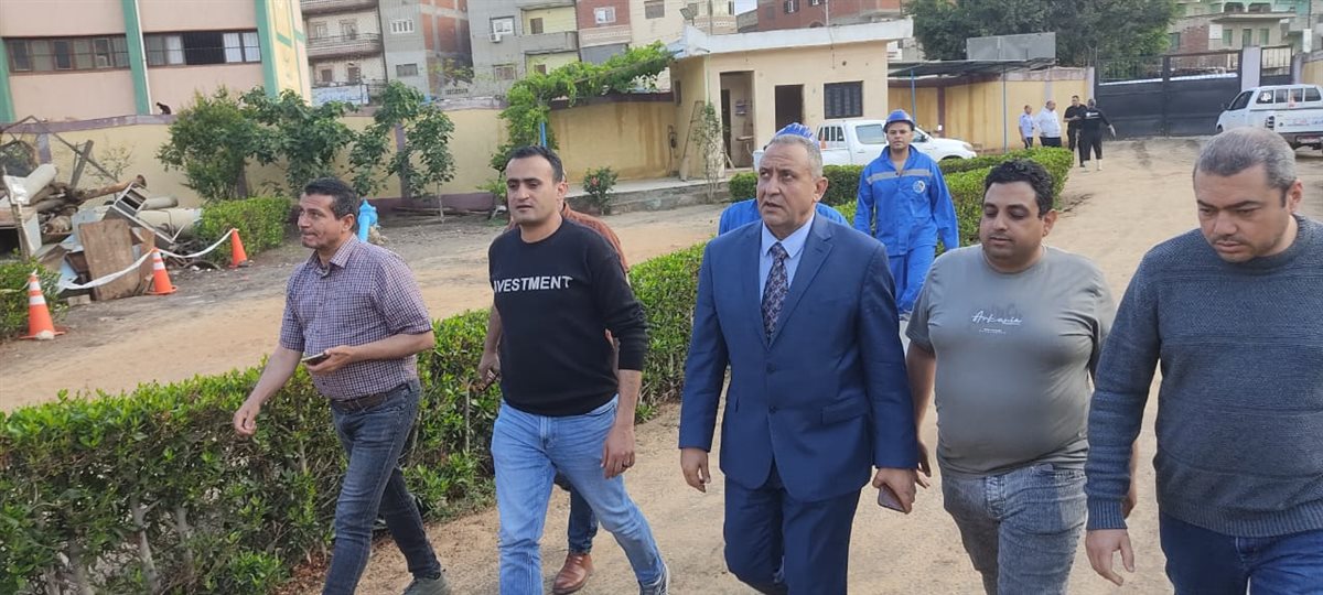 رئيس مياه الشرب بالغربية يتابع سير العمل داخل محطة سملا