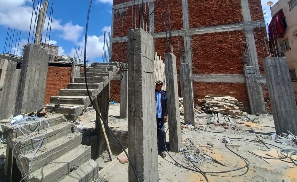 هدم أجزاء من بناء مخالف