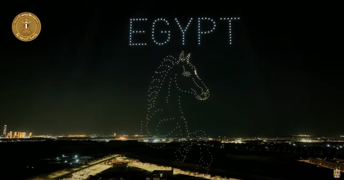 يسرا ويوسف الشريف يقدمان حفل افتتاحية بطولة العالم للفروسية بحضور الرئيس عبدالفتاح السيسي