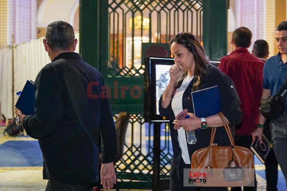 مشاهير الفن والإعلام في عزاء الدكتور وليد مصطفى رئيس مجلس أمناء القاهرة 24 بمسجد الشرطة بالشيخ زايد