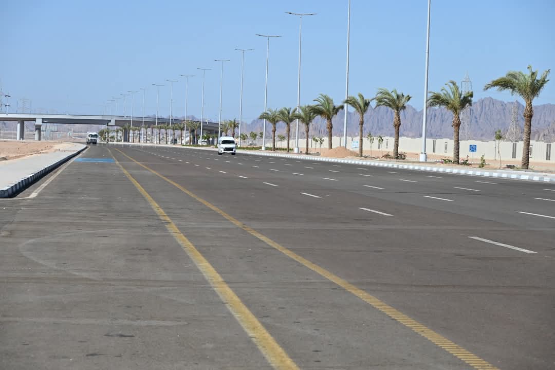 طريق شرم الشيخ الدائرى يعود للعمل 