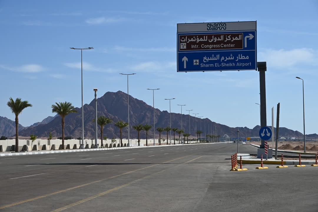 طريق شرم الشيخ الدائرى يعود للعمل 